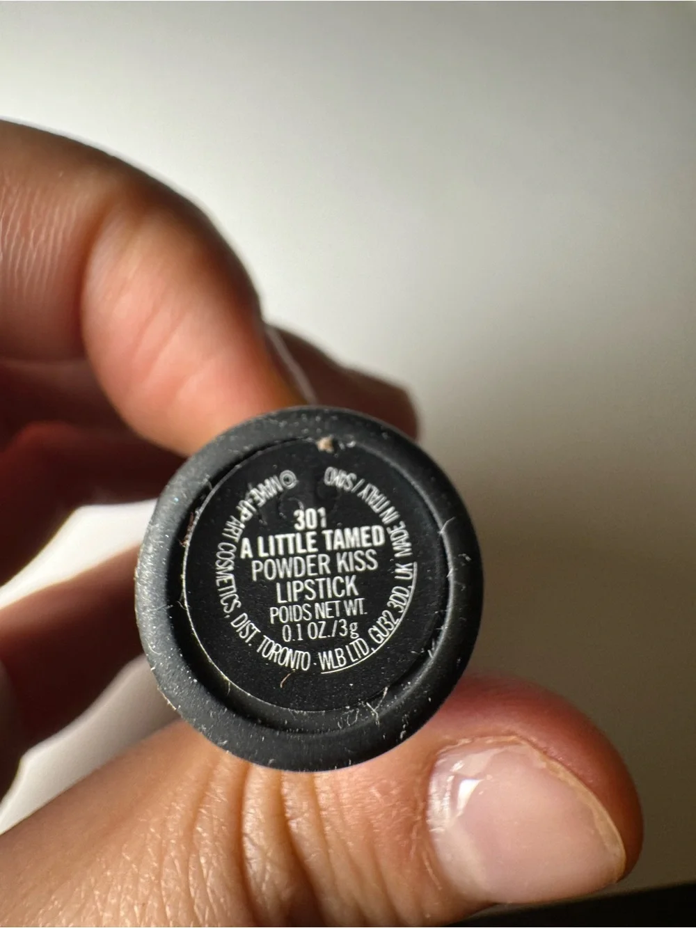 MAC Cosmetics Matte Lipstick — a little tamed